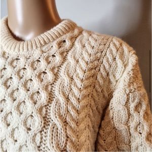 COPY - Carraig Donn Irish Wool Fisherman Sweater